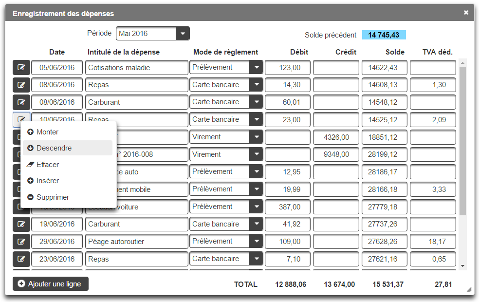 logiciels sur-mesure grille de saisie