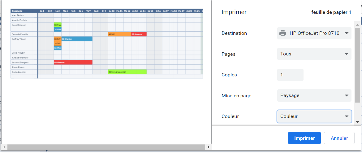 PMC Logiciels - Impression de l'activité