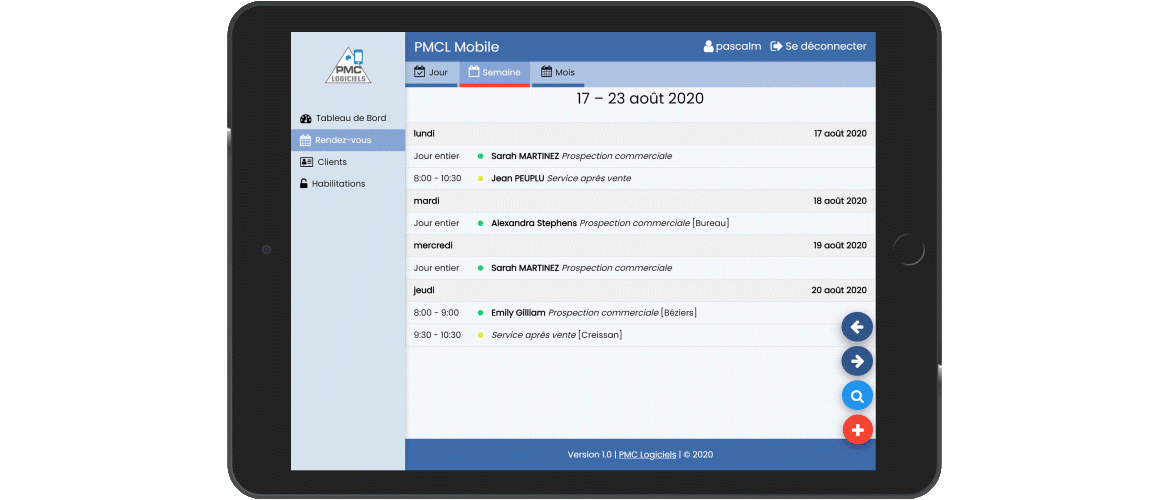 PMC Logiciels - application sur-mesure