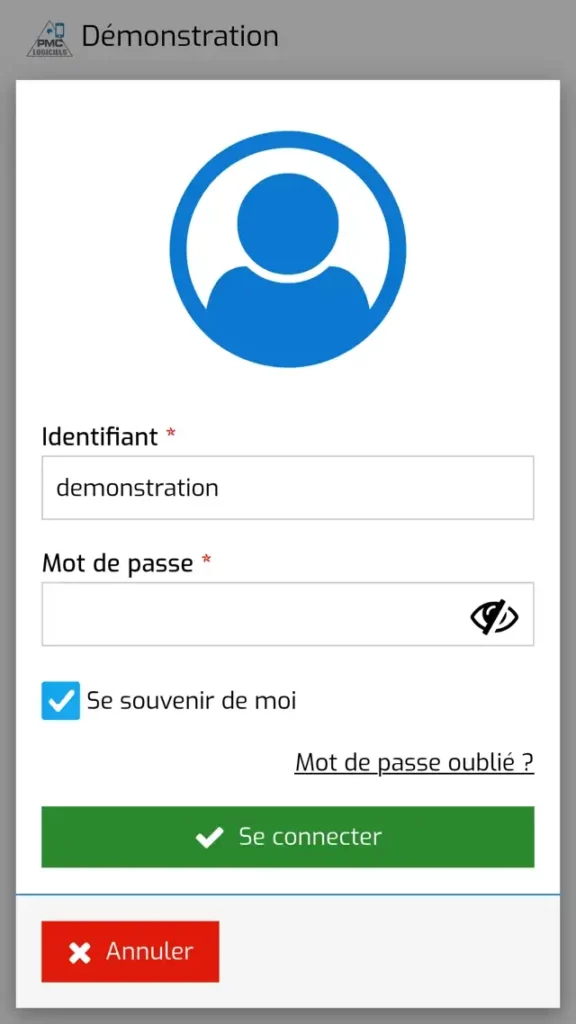 Authentification de l'utilisateur