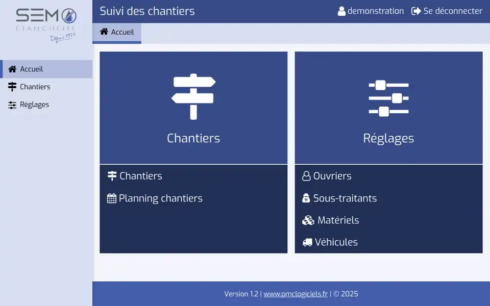 Page d'accueil SEM Etanchéité