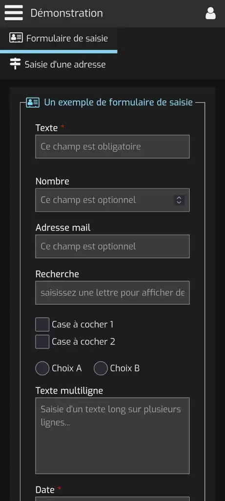 Adaptation écran smartphone